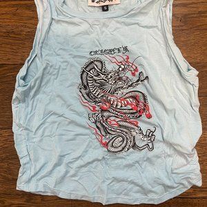 Omighty Blue Dragon Tank